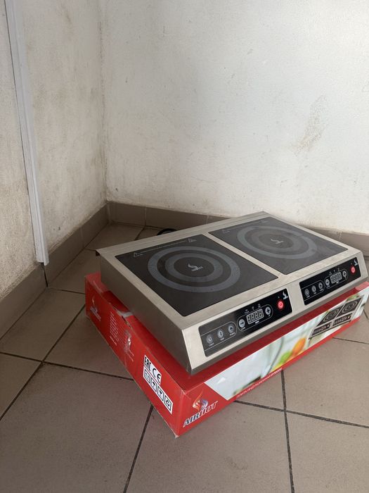 Індукційна Плита Airhot 3.5+3.5 кВт Подвійна Настільна Професійна