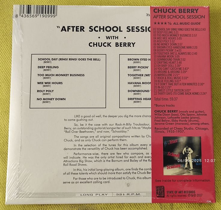 Chuck Berry - After School Session CD