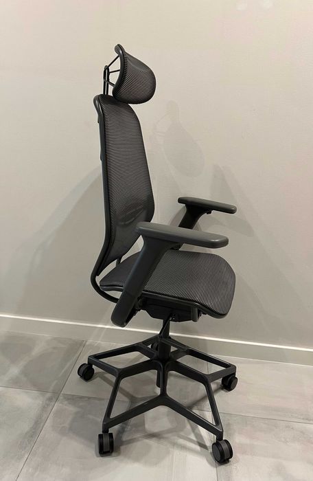 STYRSPEL IKEA - Krzesło biurowe, gamingowe, ciemnoszary/szary