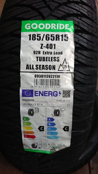 NOWE opony całoroczne 185/65R15 Goodride Z-401 AllSeason Elite WYSYŁKA