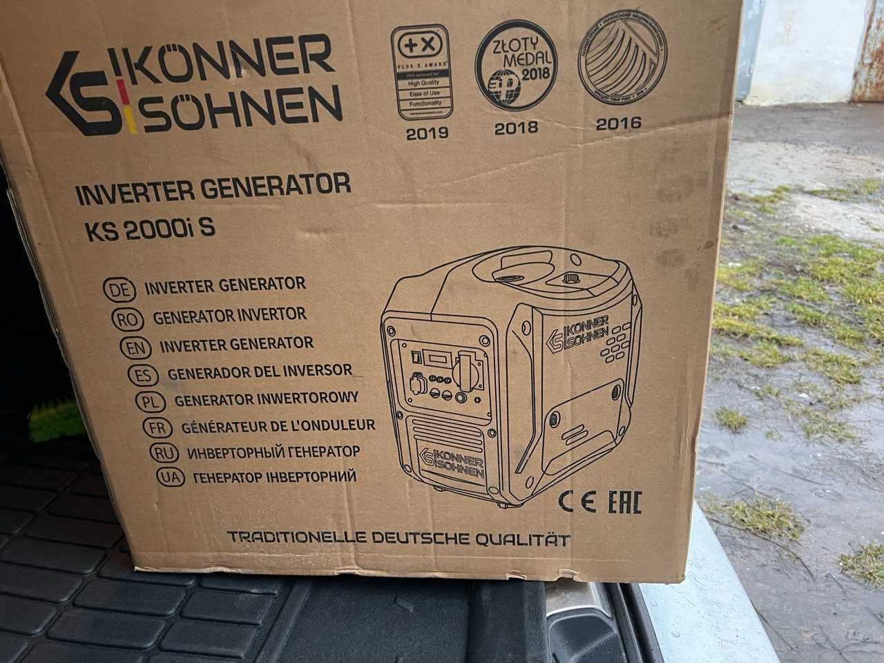 Інверторний генератор Könner & Söhnen KS 2000i S (2 кВт), Німеччина