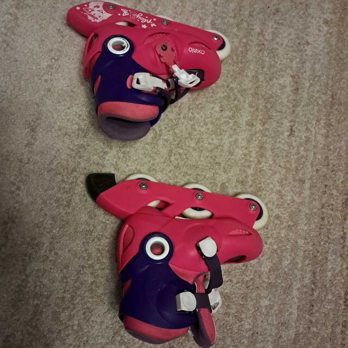 Rolki Oxelo różowe 28-30