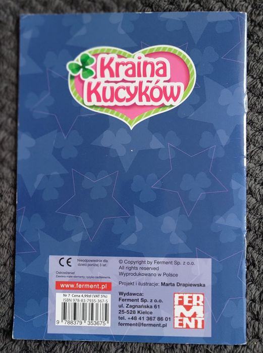 Kraina Kucyków Kolorowanka dla dzieci