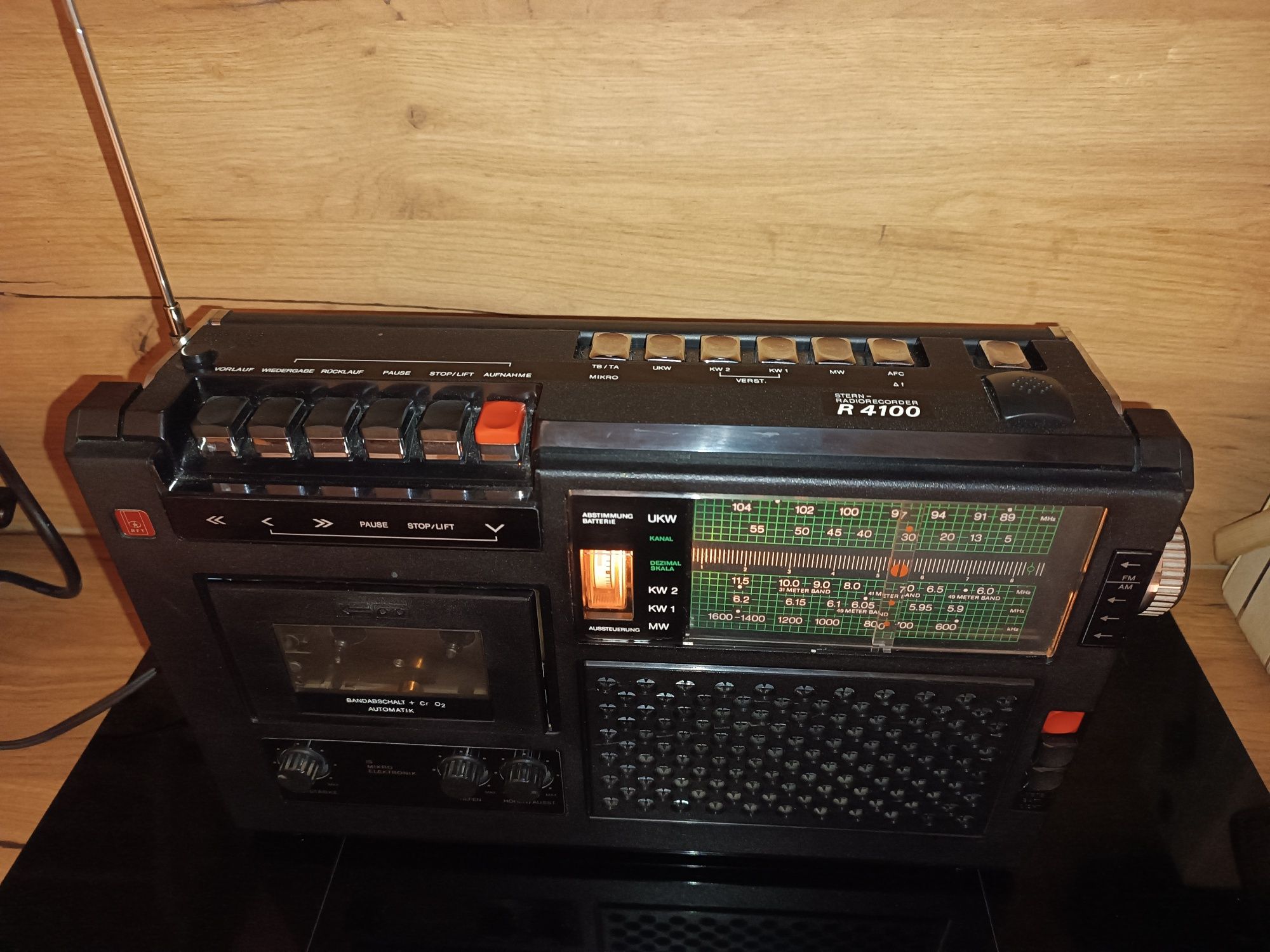 Radioodtwarzacz RFT R4100 - Unikat PRL.