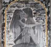 Quadro casal, pintado à mão a óleo ideal