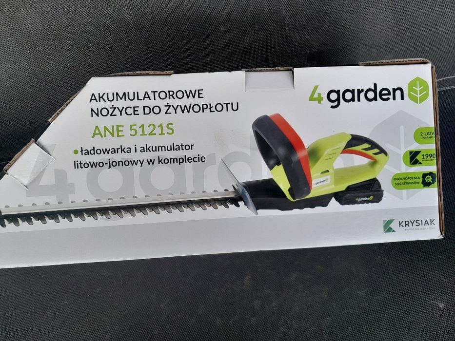 Nożyce do żywopłotu akumulatorowe Garden