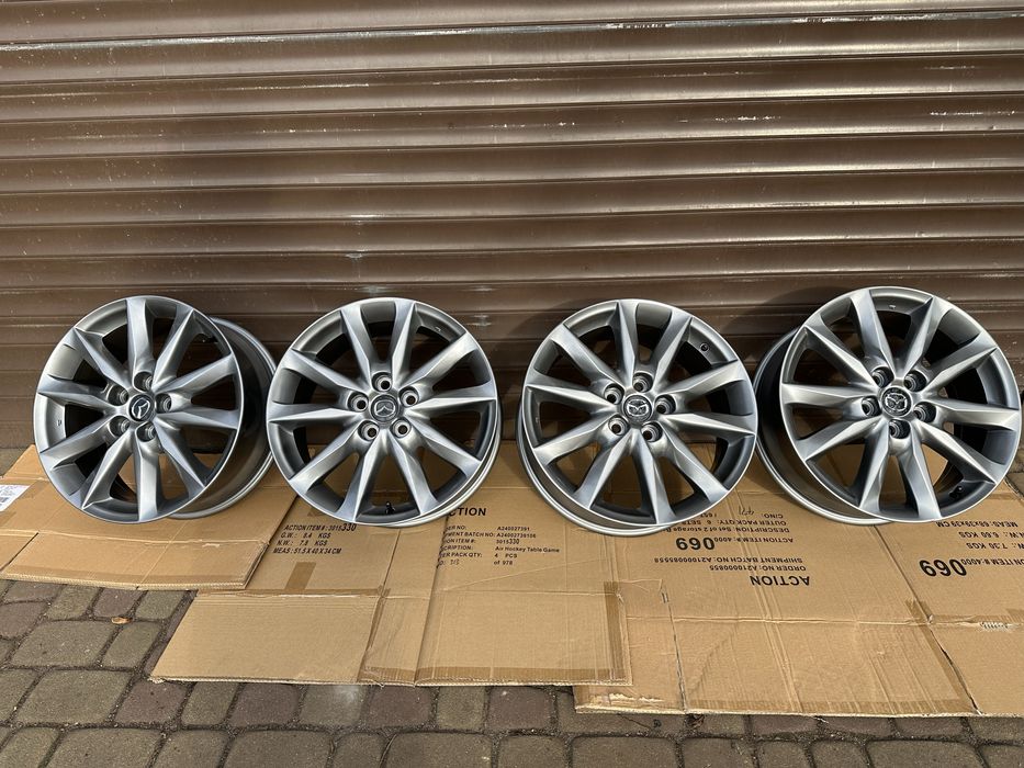Felgi aluminiowe 18 5x114,3 Mazda orginal 7J ET50 Stan igla