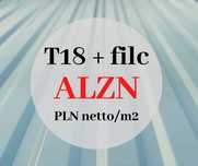 Blacha antyskroplina trapezowa dachowa z filcem T18 Katowice blachy