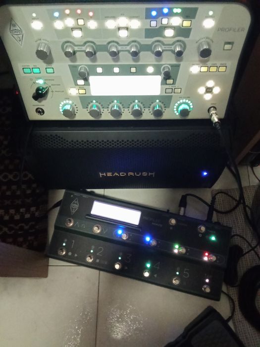 Kemper Head + Remote + Bags + Headrush 108 MKII