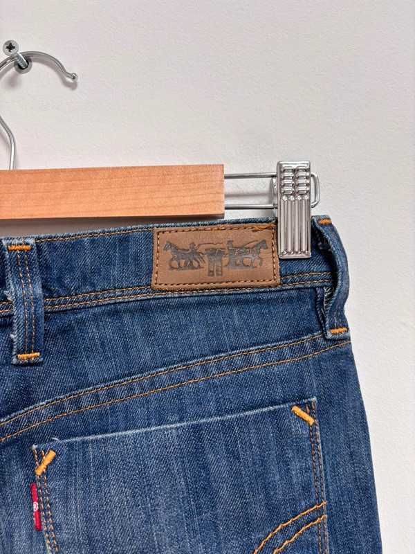 Levi's 629 W28 L32 Damskie Spodnie Jeansowe Bootcut Granatowe