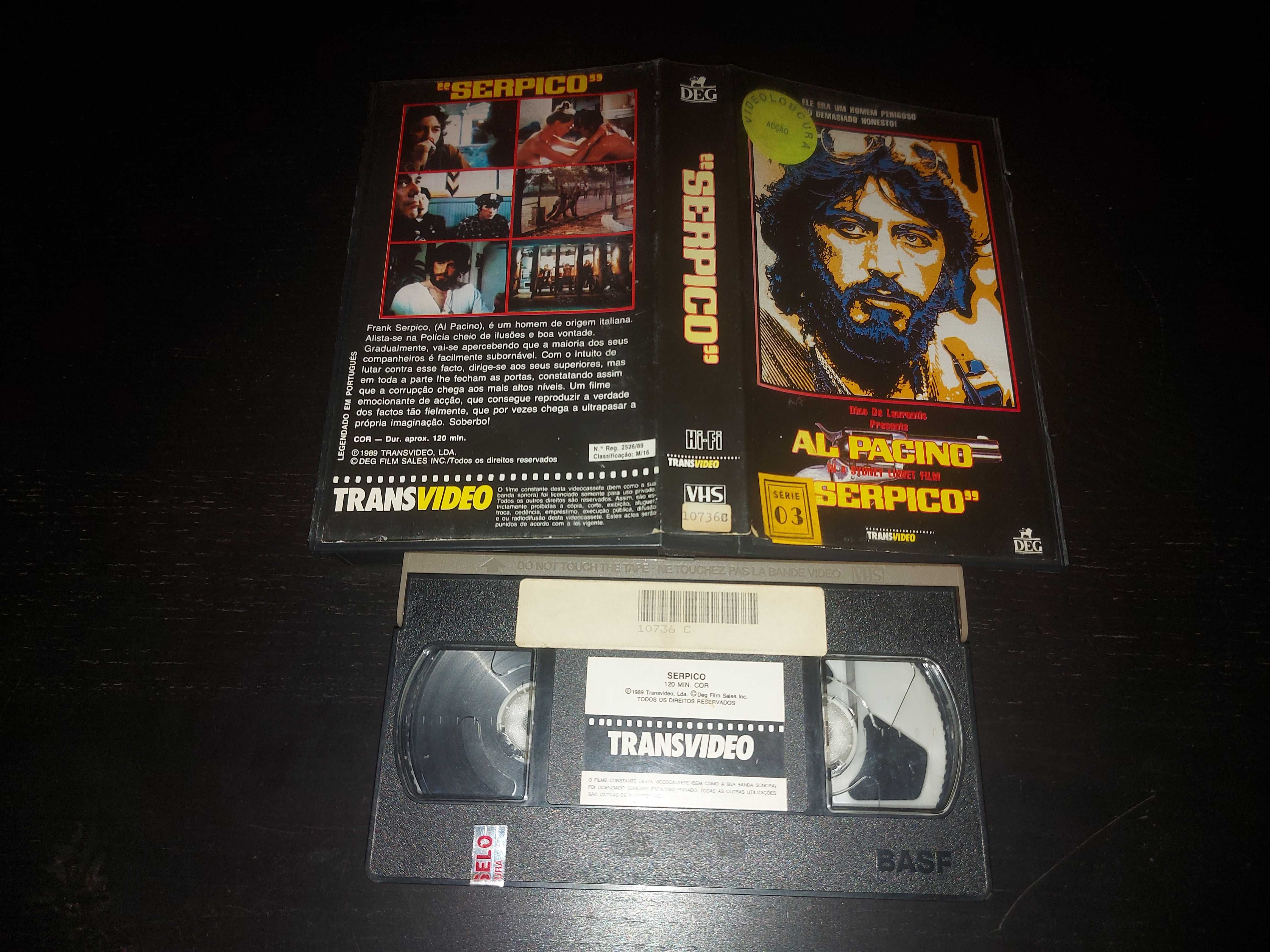 Serpico - filme em VHS