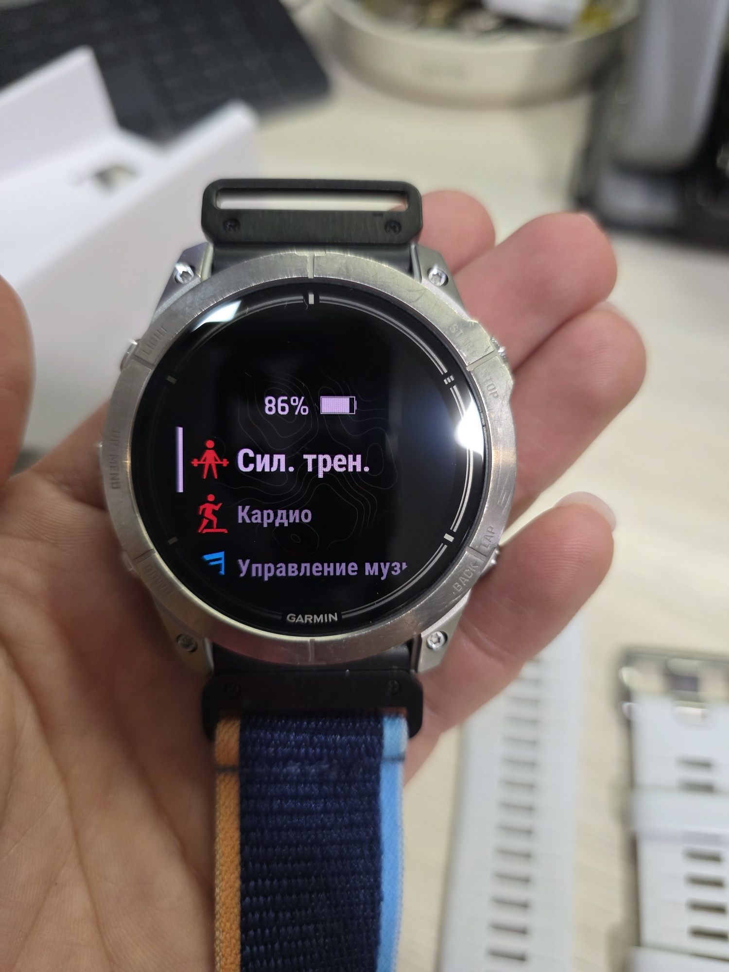 Смарт-годинник Garmin Epix Pro (g2) 51 Saph Ti Whitestone (010-02804-1