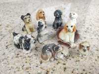 Figurki psów różnych ras