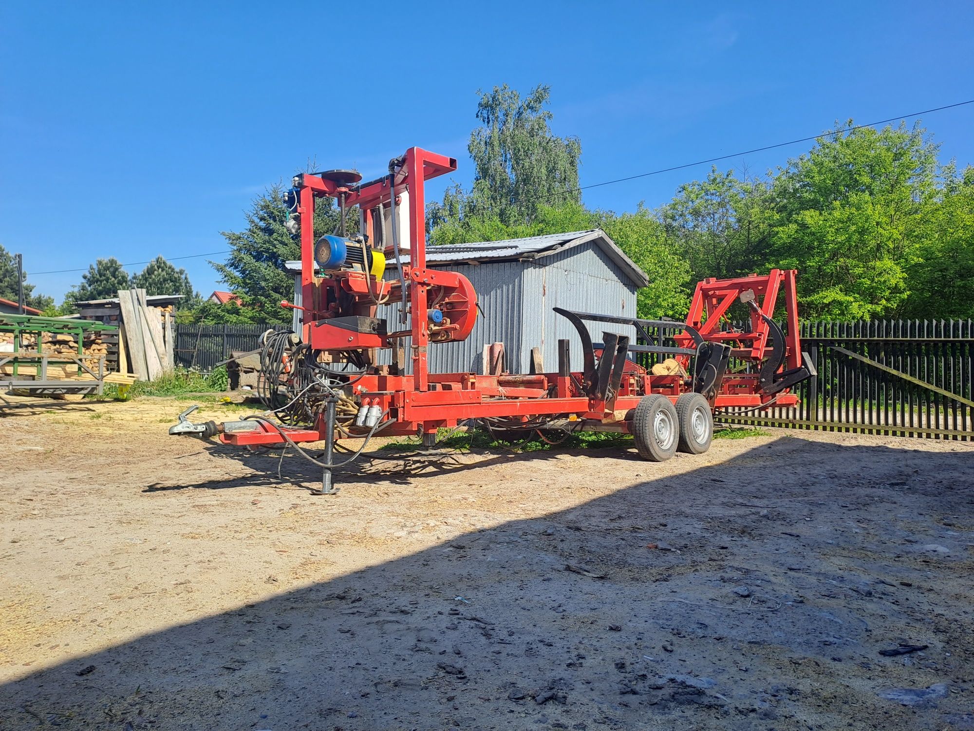 Tartak trak mobilny objazdowy