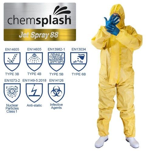 Kombinezon ochronny Chemsplash Jet Spray 88 typ 3B/4B 5B/6B