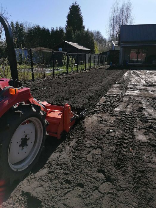 Usługi minikoparką traktorem glebogryzarką separacyjną koszenie