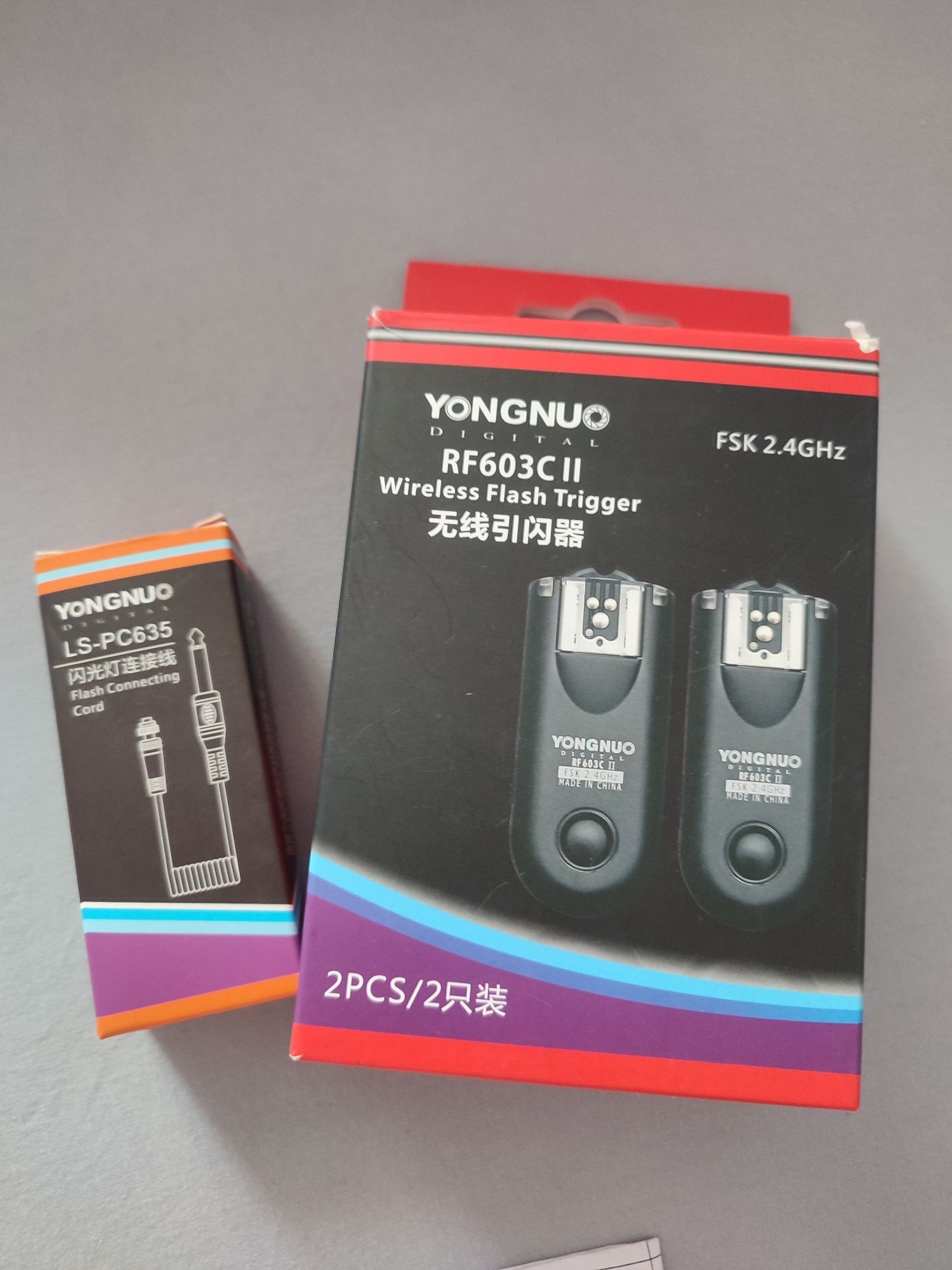 Радіосинхронізатор Yongnuo RF-603C II для Canon
Yongnuo RF- 60
Yongnuo