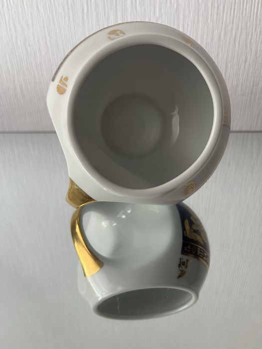 Чашка Кружка фарфор 450мл Кобальт Позолота Fine Royal Porcelain Новая.