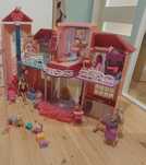 Bardzo duży domek Barbie wielki zestaw
