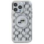 Etui Karl Lagerfeld IML Monogram Karl & Choupette Head MagSafe na iPho