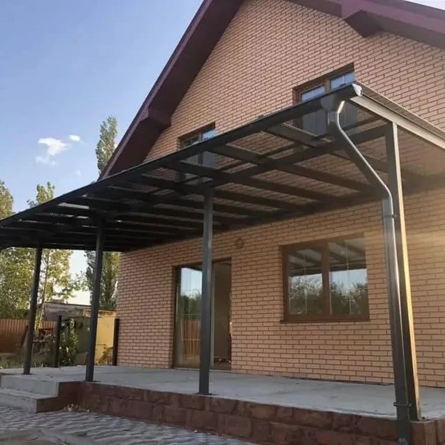 Виготовлення та монтаж Навісів для авто та терас.