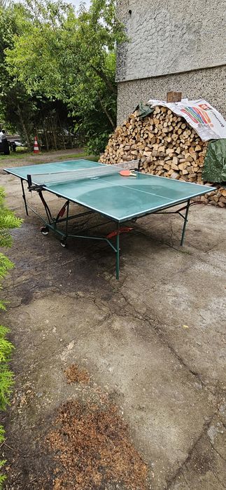 Fajny,zewnętrzny Kettler.Aluminiowy stół do tenisa,ping ponga