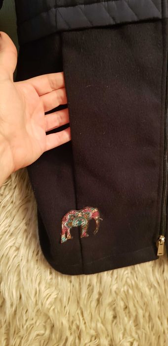 Пальто курточка ветровка 46-52 синяя