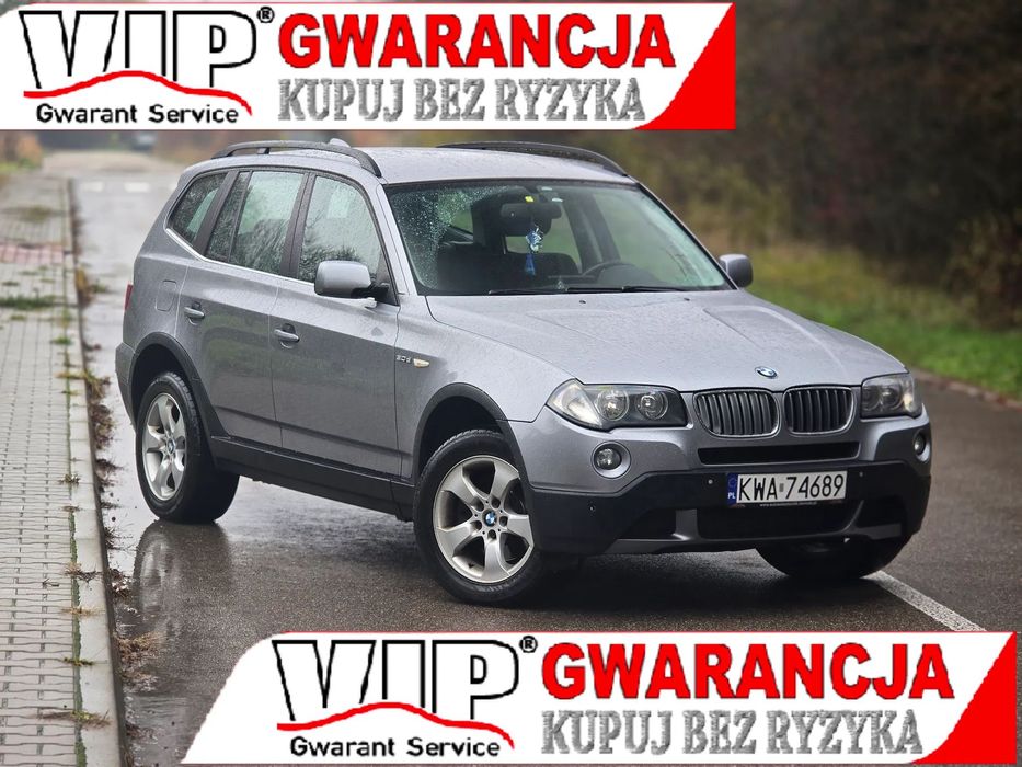 BMW X3 PERFEKT_ORYGINALNY_LAKIER_3,0D_218KM_4x4_Automat_Nawi_Zarejestrow_WZÓR