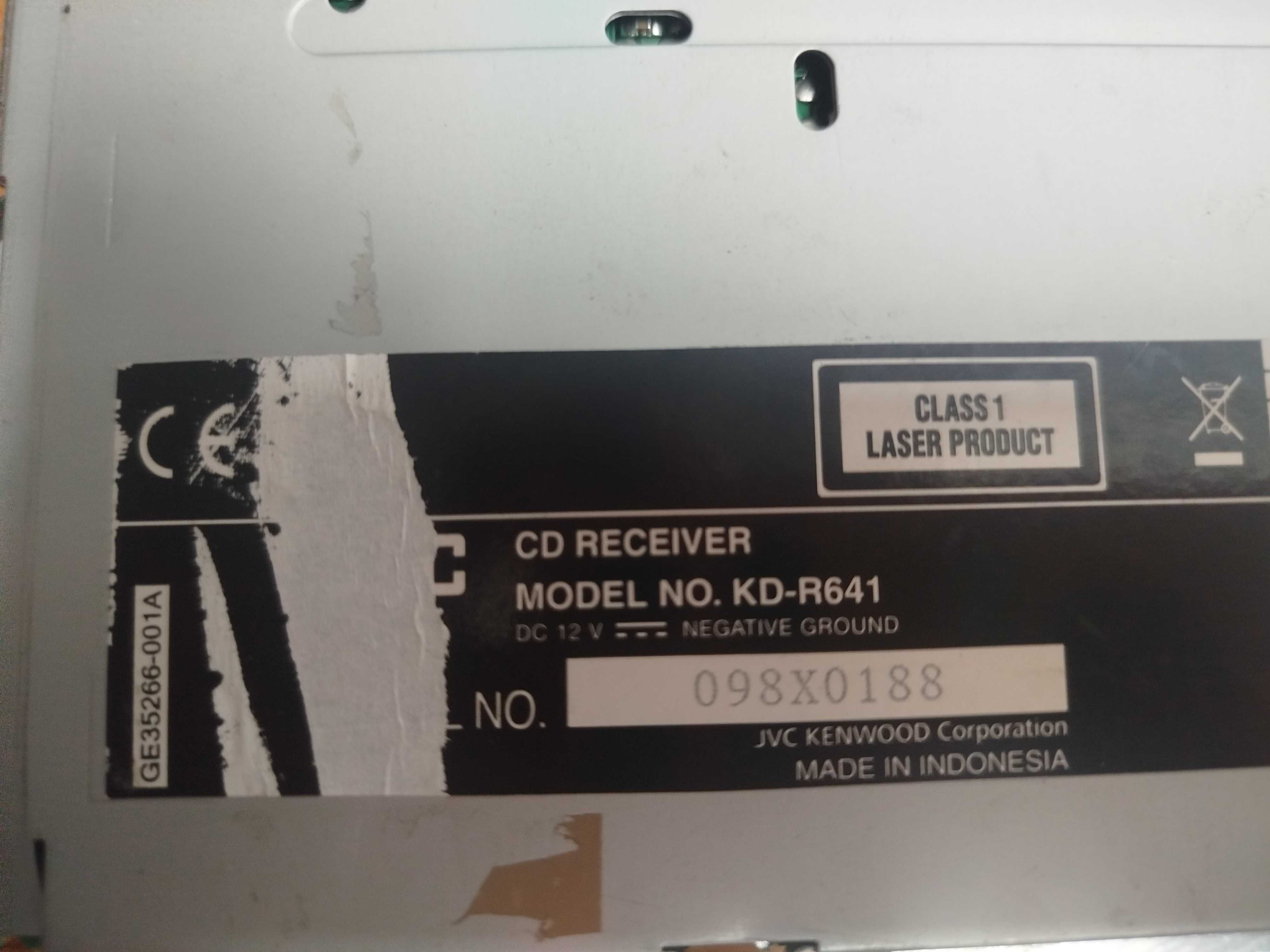 JVC R641 radio samochodowe