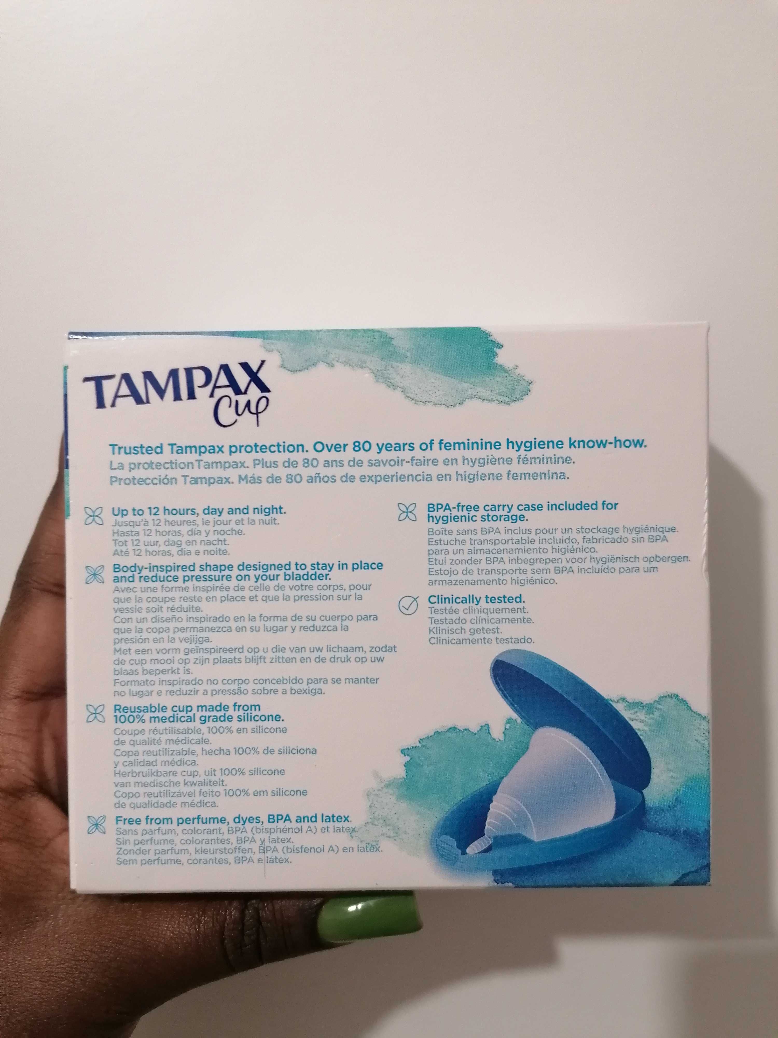 Copo menstrual Tampax