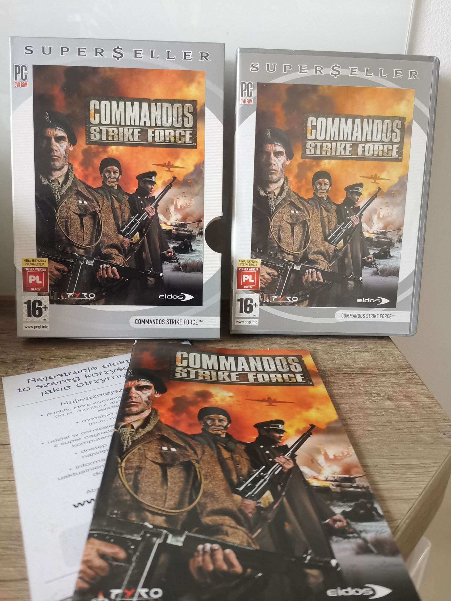 Gra PC Commandos Strike Force PL Box