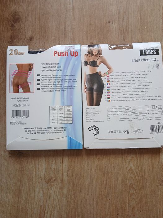 Rajstopy wyszczuplające XL  2 pary