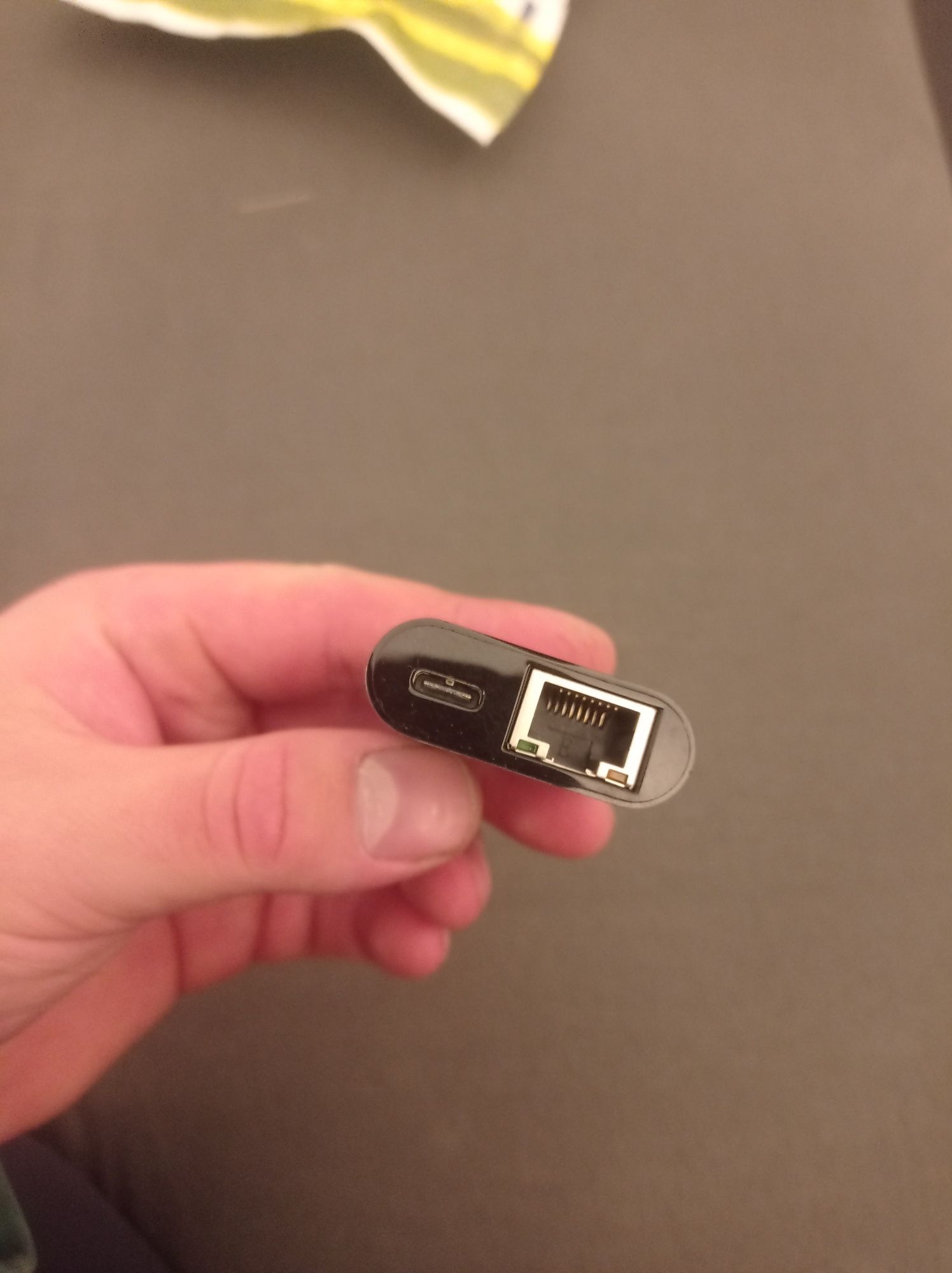 Adapter USB-C ethernet Belkin jak nowe folia Asus Huawei swing