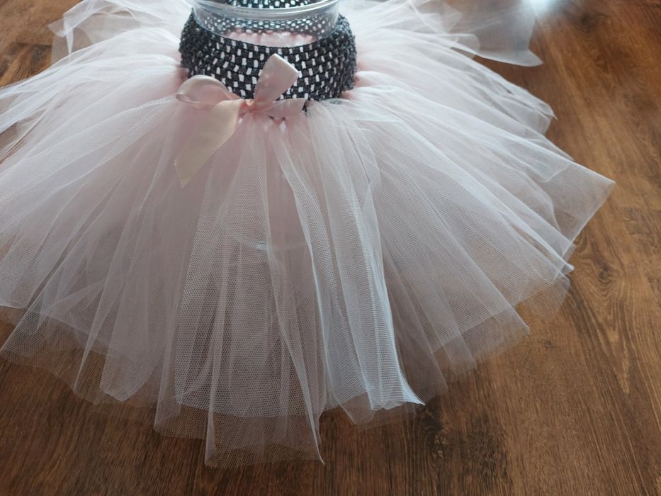 Tutu spódniczka baletowa balerina baletnica pudrowy róż
