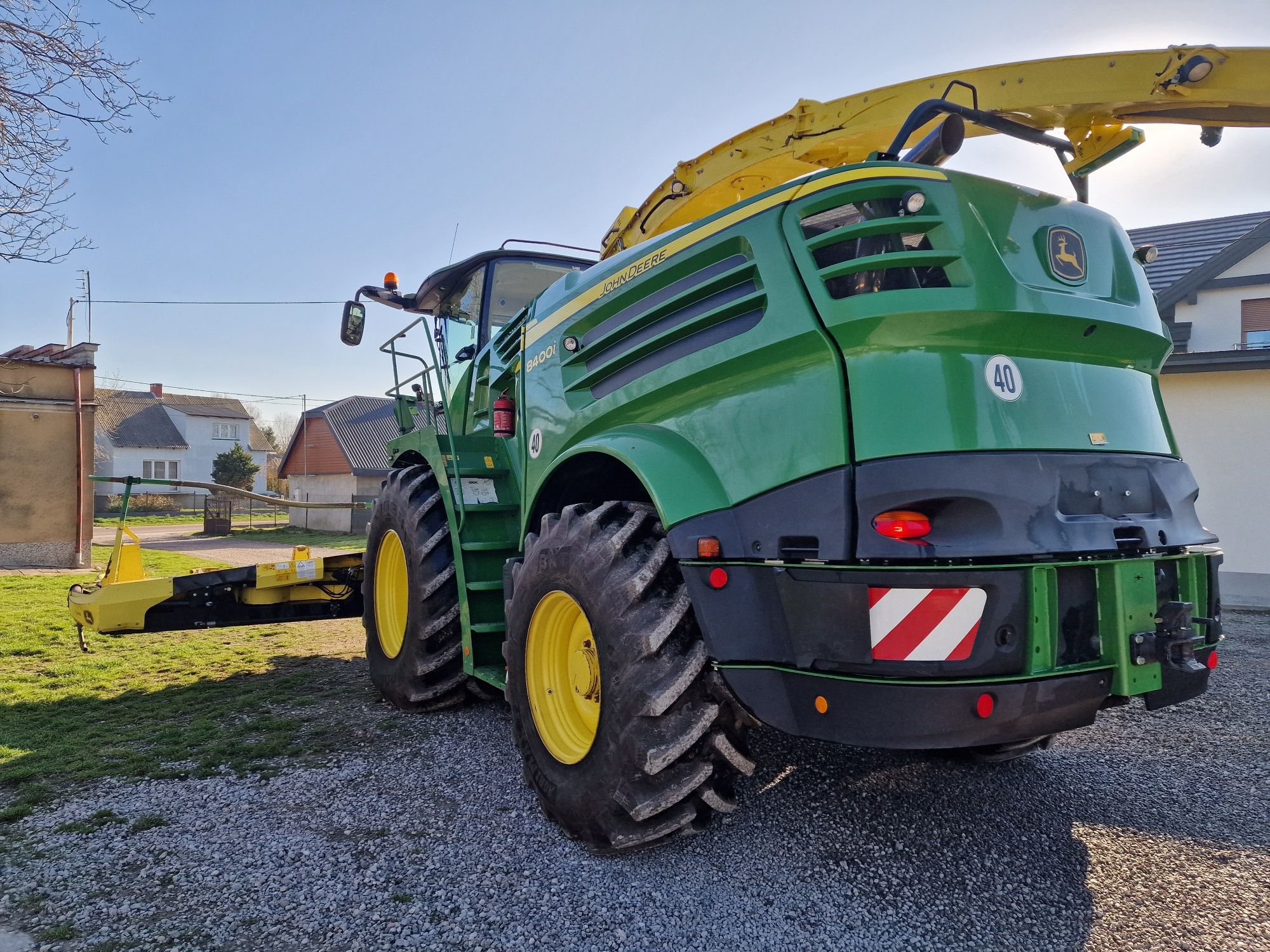 Sieczkarnia samobieżna John Deere 8400i, kemper 375 plus