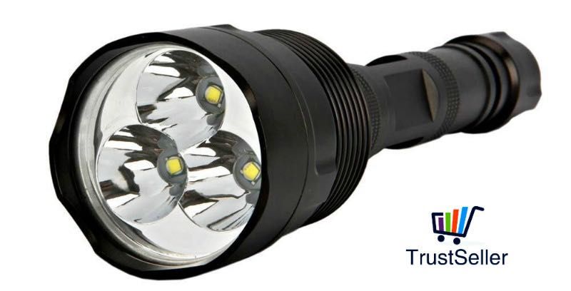 L117 Lanterna TrustFire CREE XM-L T6 3800 Lumens 3x LED 24h