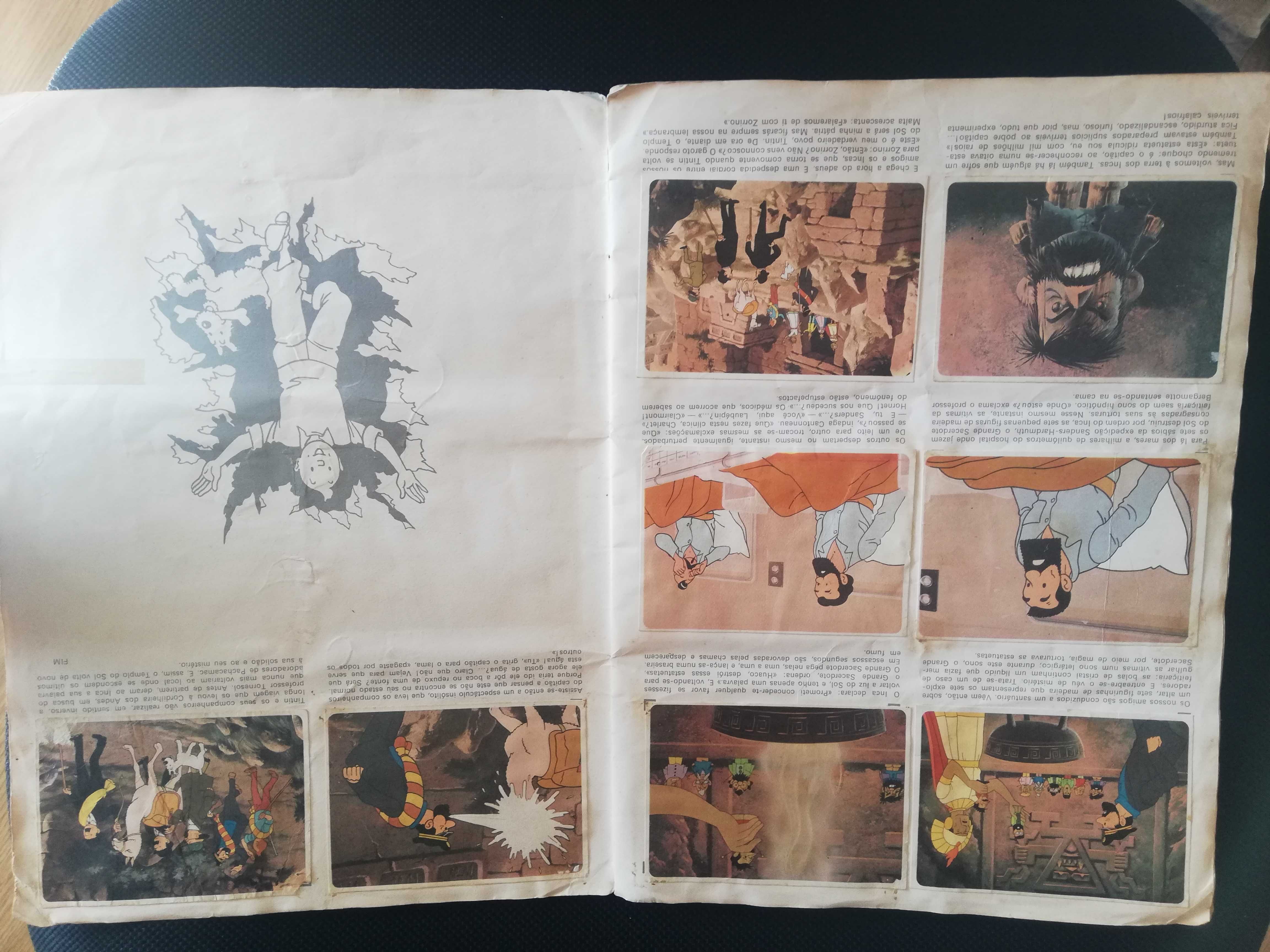 Caderneta Tintin, o Templo do Sol