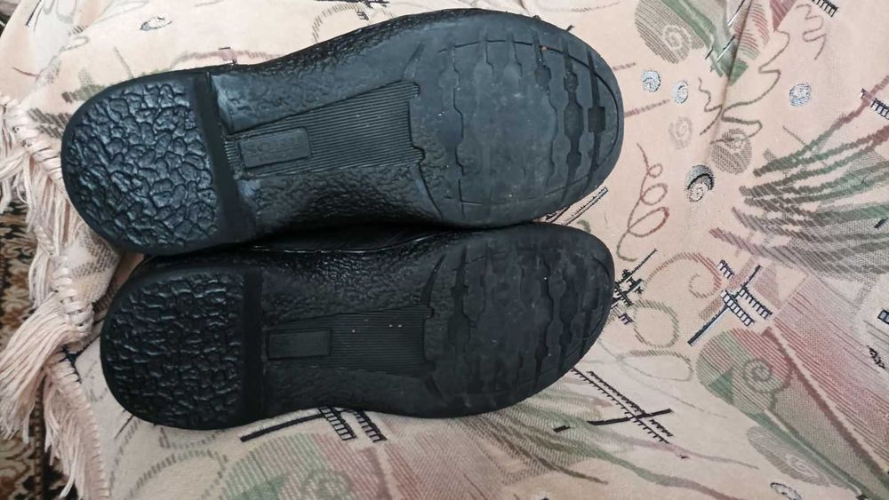 Мужские зимние кожаные ботинки