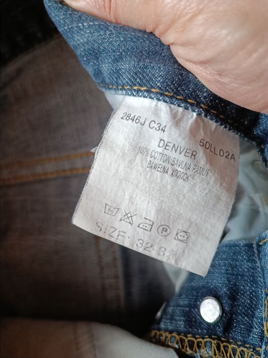 Spodnie jeansowe szerokie nogawki Lee