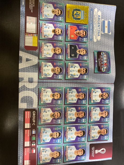 Caderneta completa Qatar 2022