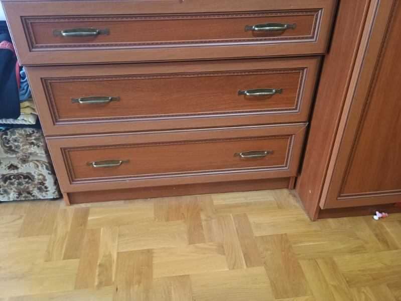 Zestaw mebli do sypialni szafa,komoda i łóżko