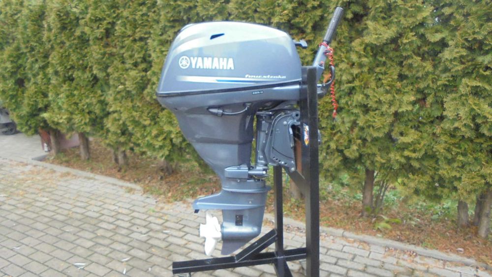 silnik zaburtowy yamaha f 25 4takt stopa s,rumpel pontonu lodzi orgina