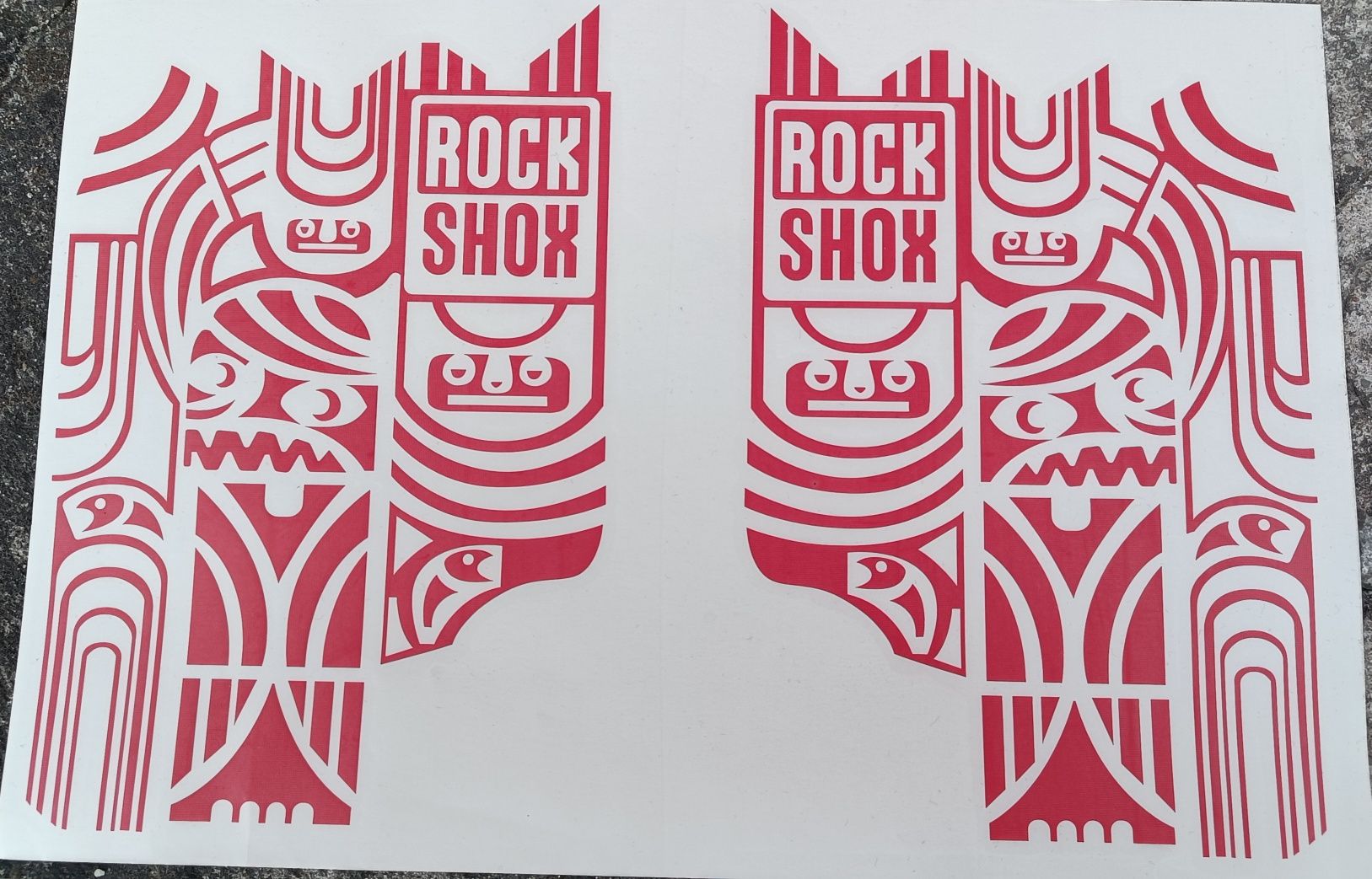 Naklejki Rock Shox Zeb Domain Totem różne kolory