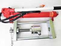 Prasa hydrauliczna do sworzni 20 ton siłownik przelotowy