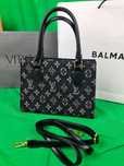 Torebka srednia Louis Vuitton listonoszka ciemna kuferek Premium