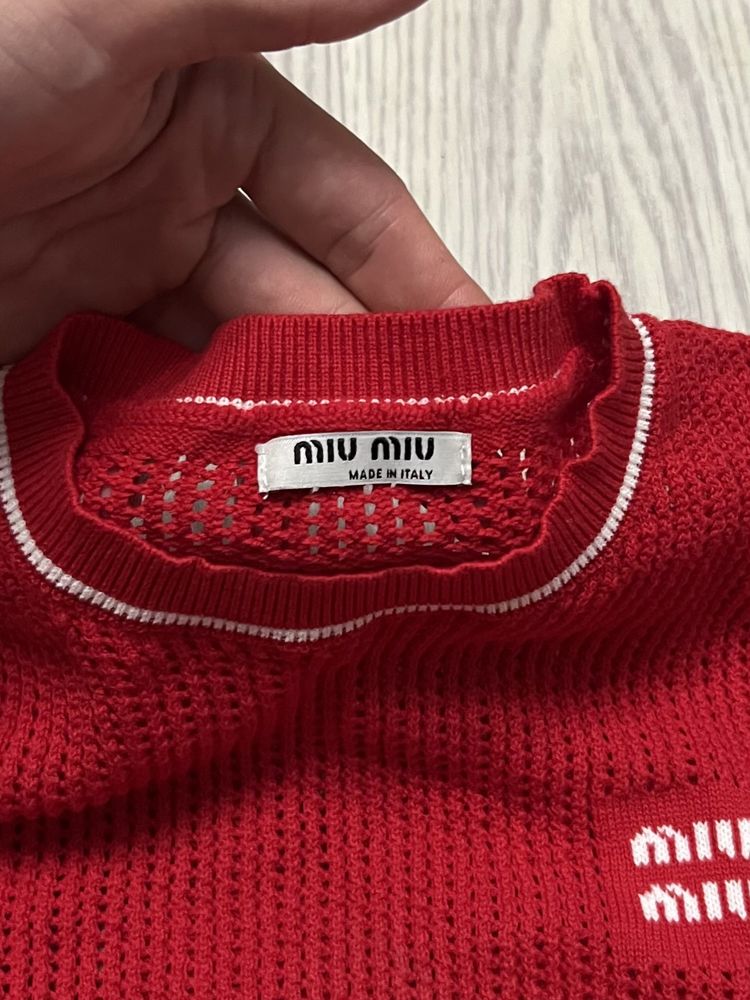 В’язана кофточка MIU MIU Міу Міу Миу Миу