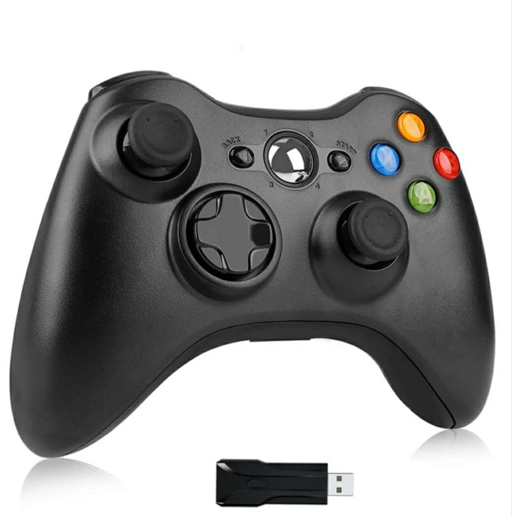 Pad Xbox 360 Kontroler Czarny Bezprzewodowy Nowy Wysyłka