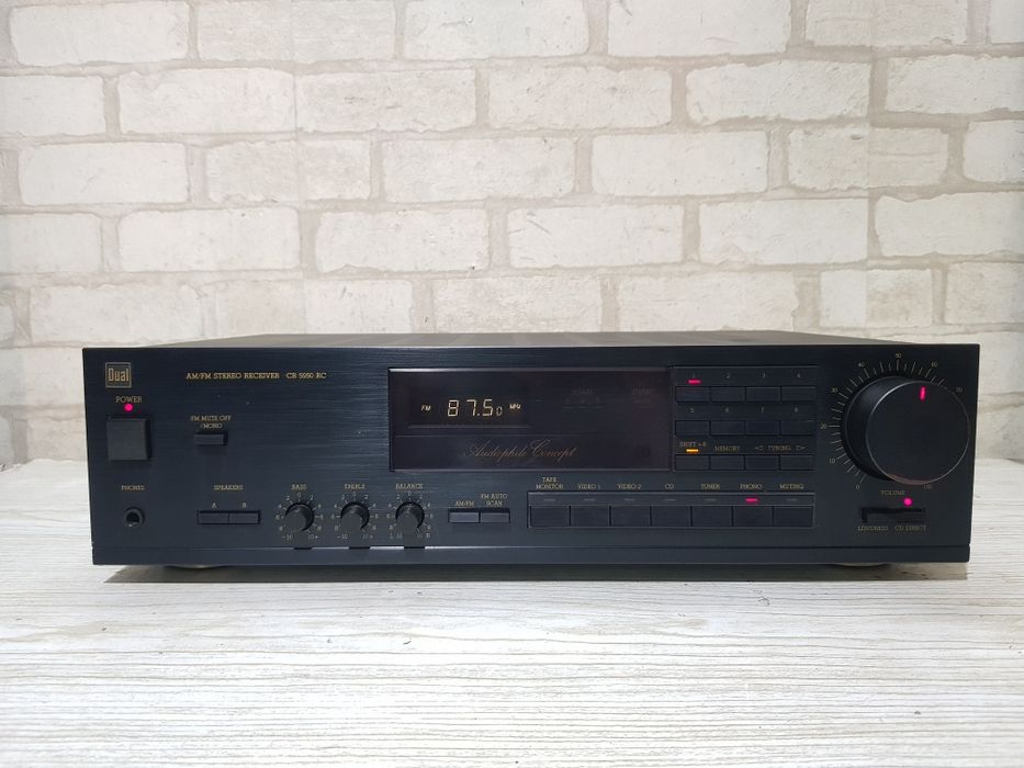 FM/AM Стерео ресивер/підсилювач Dual CR 5950 2x130 Вт б/у з  Німеччини