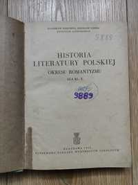 Stanisław Jerschina, Historia literatury polskiej okresu Romantyzmu