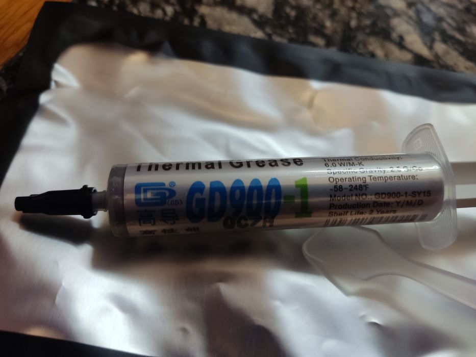 Термопаста GD900 15g thermal grease шприц 15г
